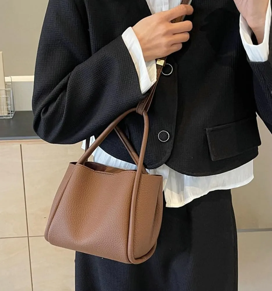 Medium Bucket Bags for Women Casual Crossbody Bags Trendy Tote Bag Vegetable Basket Shoulder Bag, Adjustable Strap