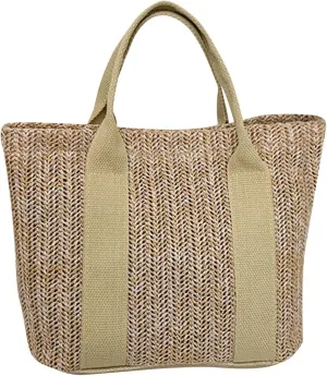 Personalized Tote Bags for Women Beach Bag Reusable Shopping Bag Woven Bags Shoulder Bag Large Capacity Backpack