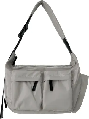 Phaoullzon Messenger Bag Crossbody Purse for Women Men Crescent Nylon Bags