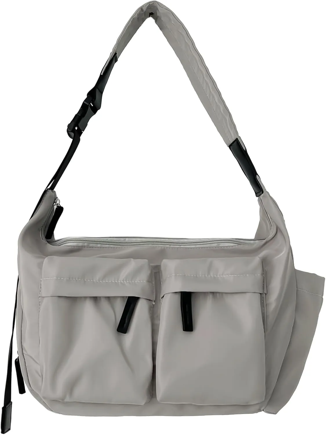 Phaoullzon Messenger Bag Crossbody Purse for Women Men Crescent Nylon Bags