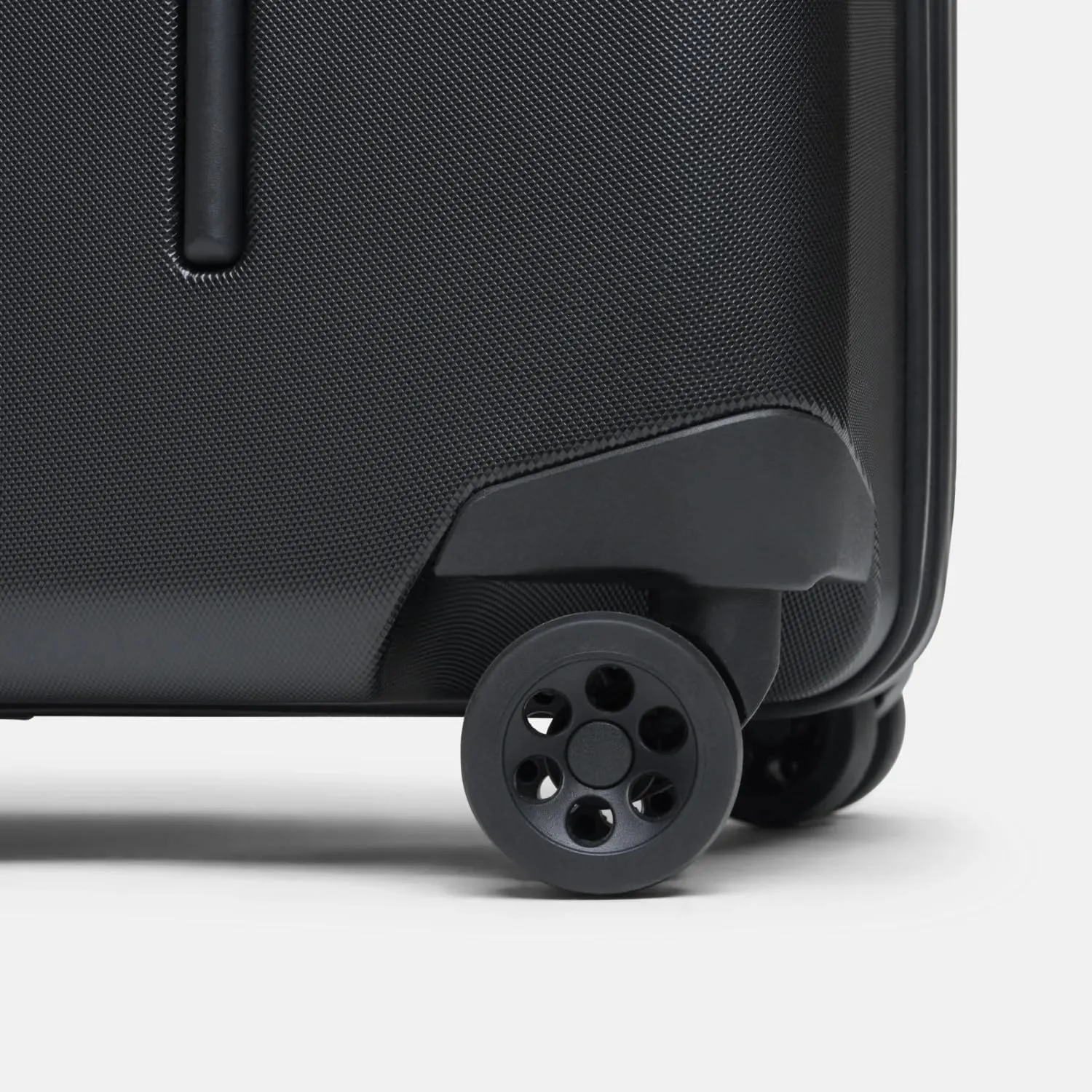 Ridge Check-In Luggage - German Makrolon Polycarbonate Shell - TSA-Approved Lock with 360 Spinner Wheels (Royal Black)