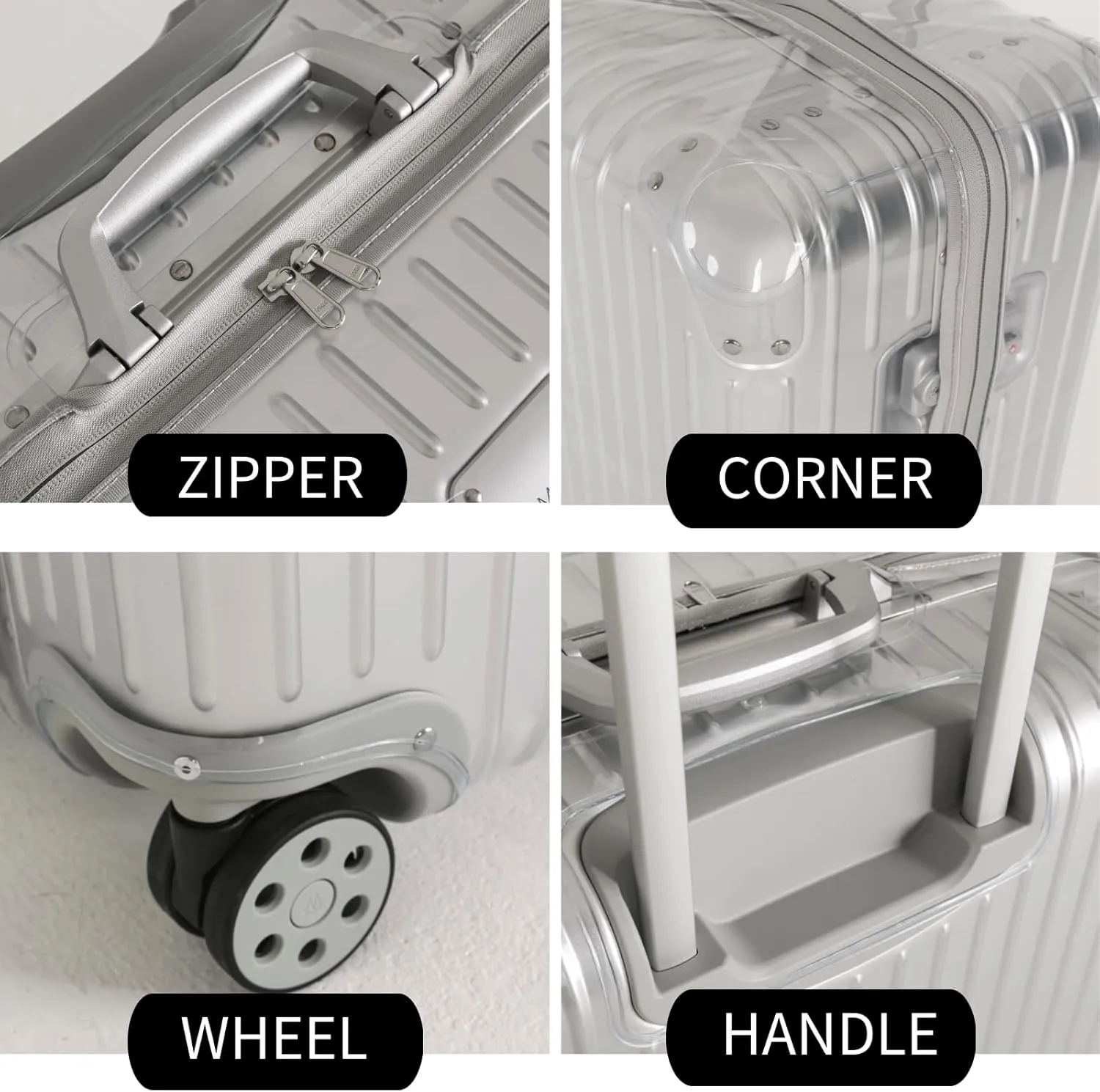 RIMOWA Compatible Clear Luggage Cover Roungecover for Original Check-In L (ORIGINAL/TOPAS 925(923/924), 73