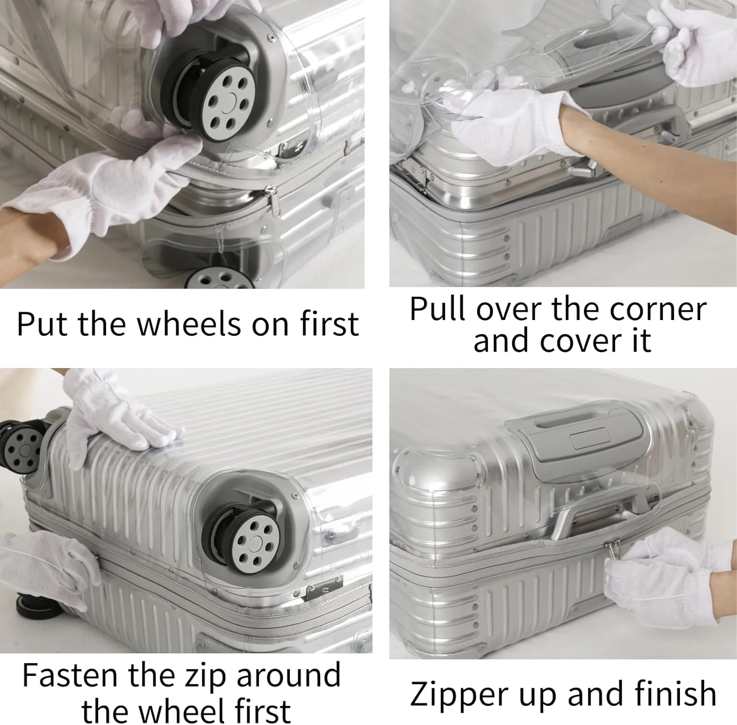 RIMOWA Compatible Clear Luggage Cover Roungecover for Original Check-In L (ORIGINAL/TOPAS 925(923/924), 73