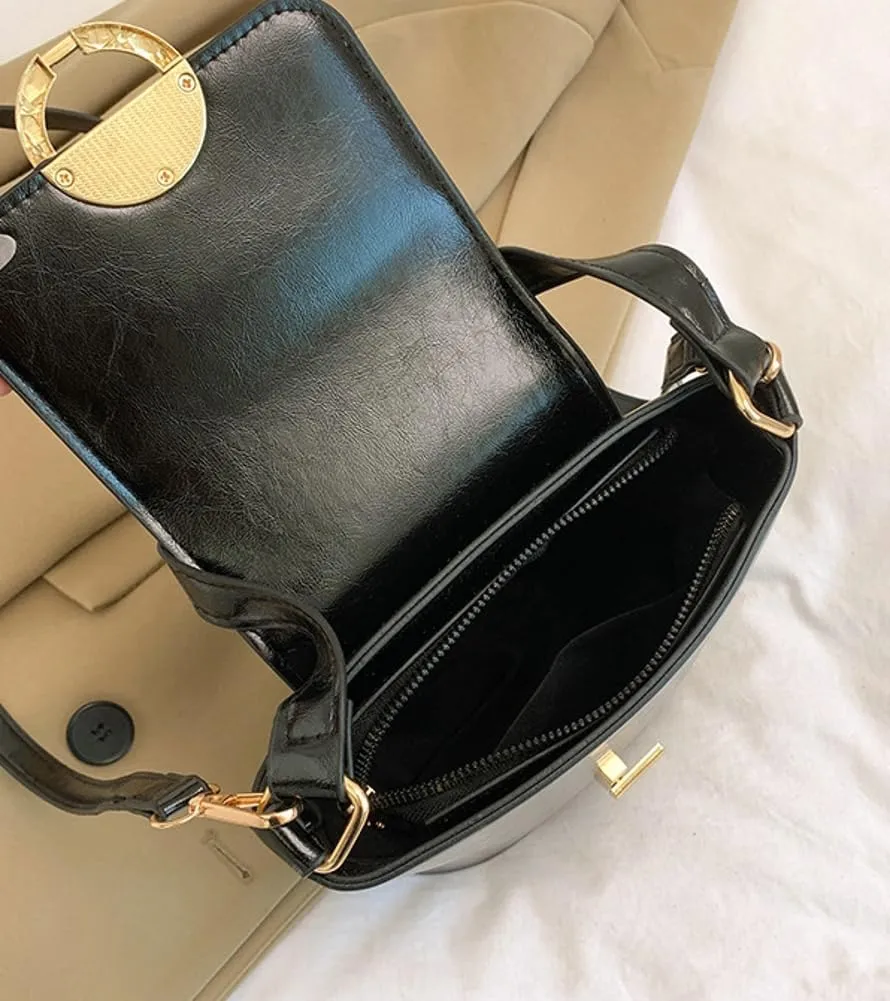 Slouchy Bucket Crescent Hobo Bags Women Trendy Crossbody Purse Satchels Shoulder Bag Cute Top-handle Tote Handbag 2025