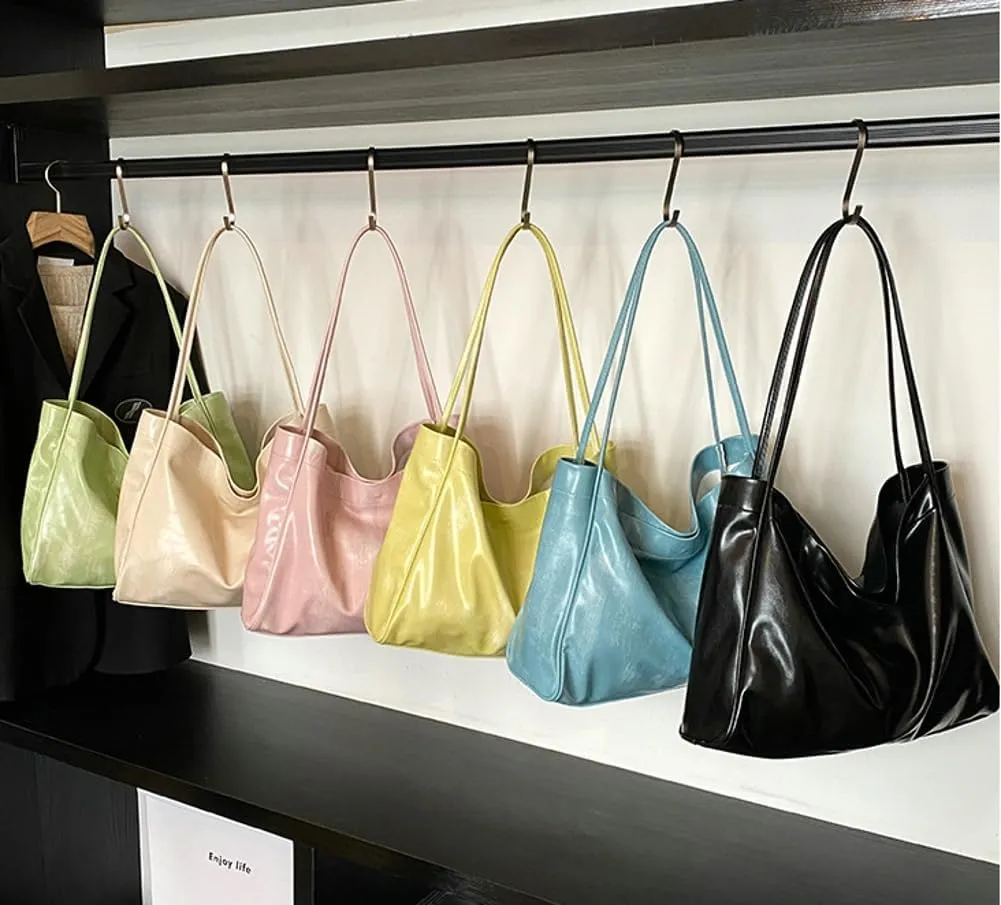 Slouchy Crescent Hobo Bags Women Trendy Satchels Crossbody Purse Shoulder Bag Cute Top-handle Travel Tote Handbag 2025