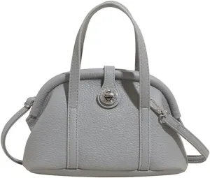 Slouchy PU Leather Crescent Hobo Bags Women Trendy Crossbody Purse Satchels Shoulder Bag Top-handle Tote Handbag 2025