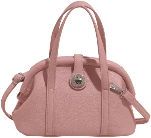 Slouchy PU Leather Crescent Hobo Bags Women Trendy Crossbody Purse Satchels Shoulder Bag Top-handle Tote Handbag 2025