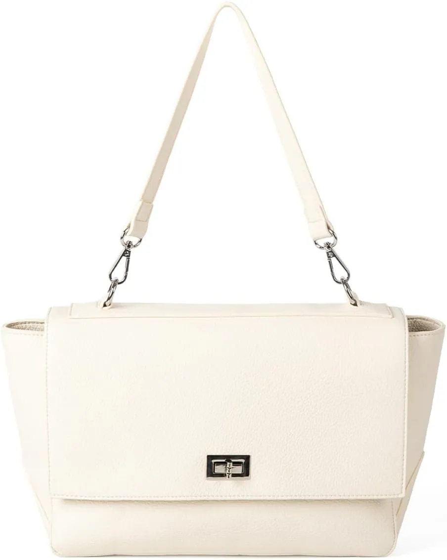 Slouchy PU Leather Crescent Hobo Bags Women Trendy Messenger Crossbody Purse Satchels Shoulder Bag Top-handle Tote Handbag