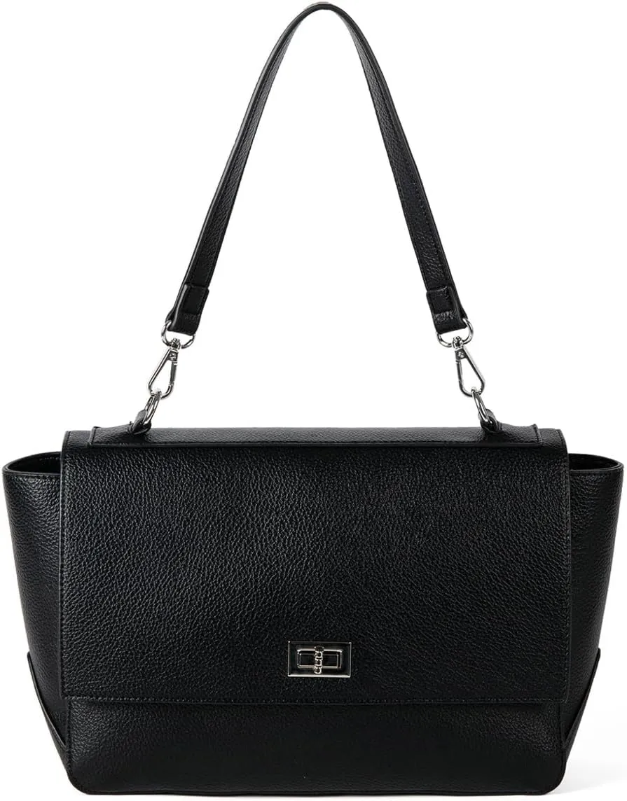 Slouchy PU Leather Crescent Hobo Bags Women Trendy Messenger Crossbody Purse Satchels Shoulder Bag Top-handle Tote Handbag