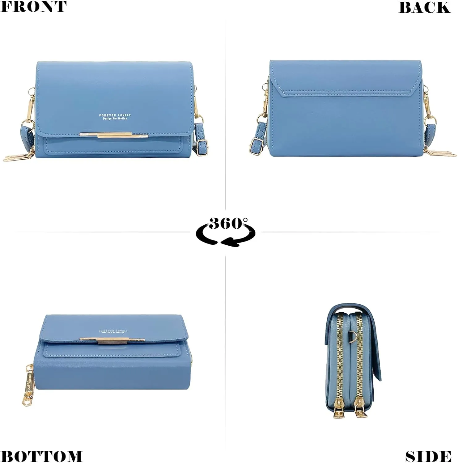 Small Cell Phone Cross Body Bags for Women,Mini Women's Shoulder Wallets