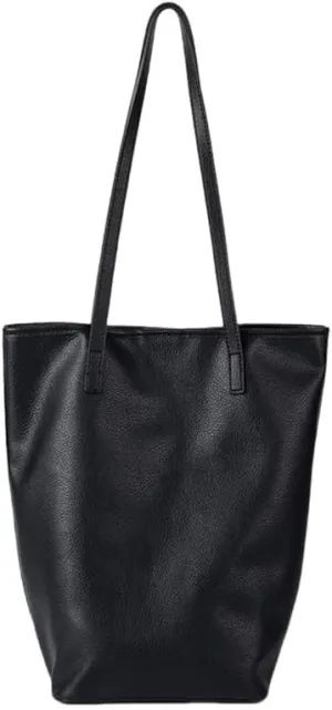 Stylish PU Leather Bucket Handbag For Ladies Shoulder Bag Large Capacity Shopper Bags For Office And Casual Travel