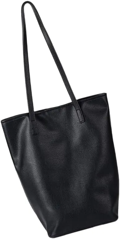 Stylish PU Leather Bucket Handbag For Ladies Shoulder Bag Large Capacity Shopper Bags For Office And Casual Travel