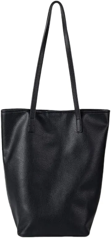 Stylish PU Leather Bucket Handbag For Ladies Shoulder Bag Large Capacity Shopper Bags For Office And Casual Travel