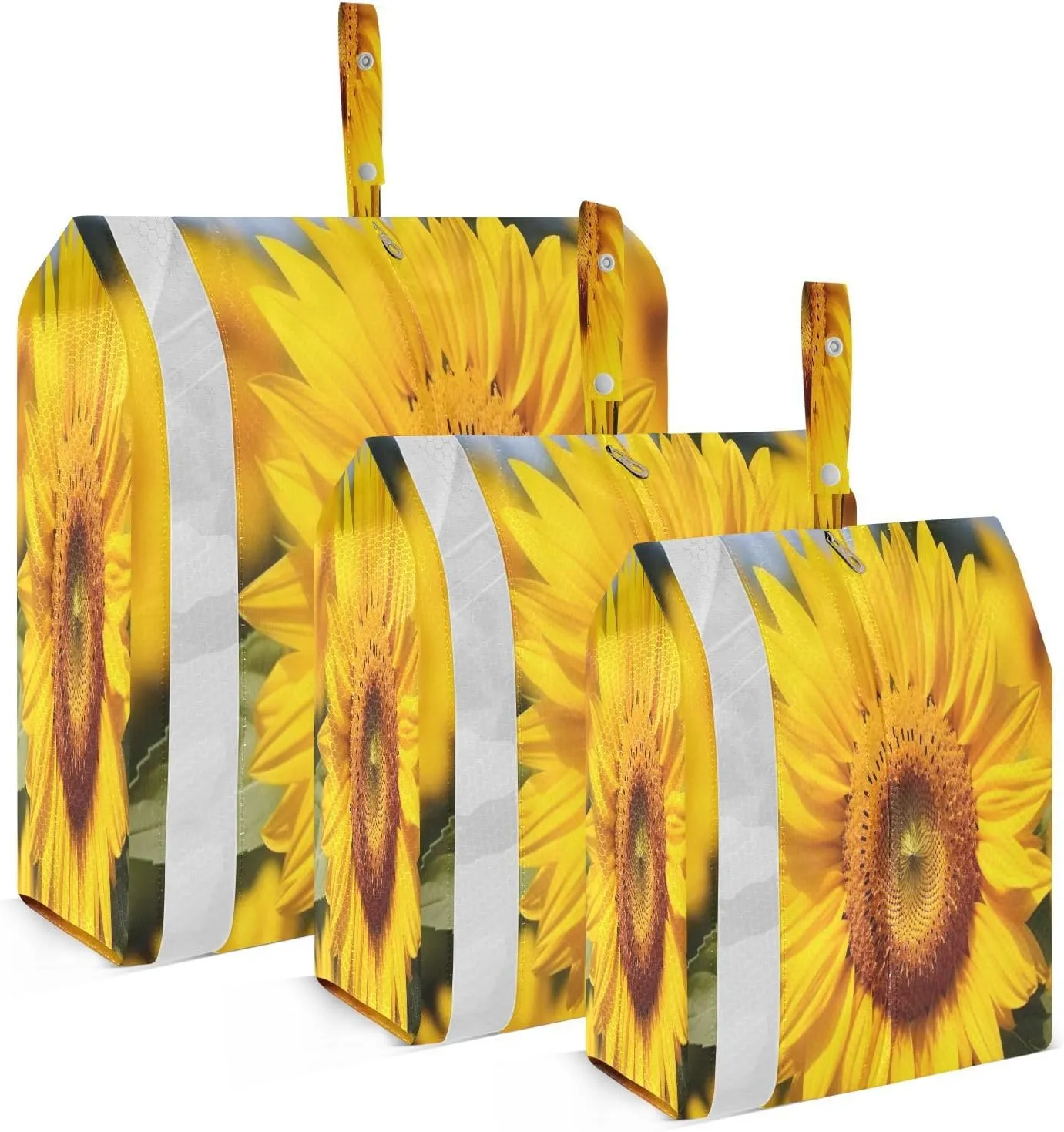 Sunshine Sunflowers Compression Packing Cubes for Travel Packing Organizers Large Luggage Organizers Bags for Women Men Travel Luggage