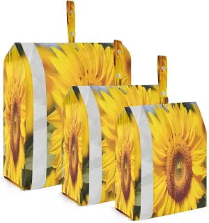 Sunshine Sunflowers Compression Packing Cubes for Travel Packing Organizers Large Luggage Organizers Bags for Women Men Travel Luggage