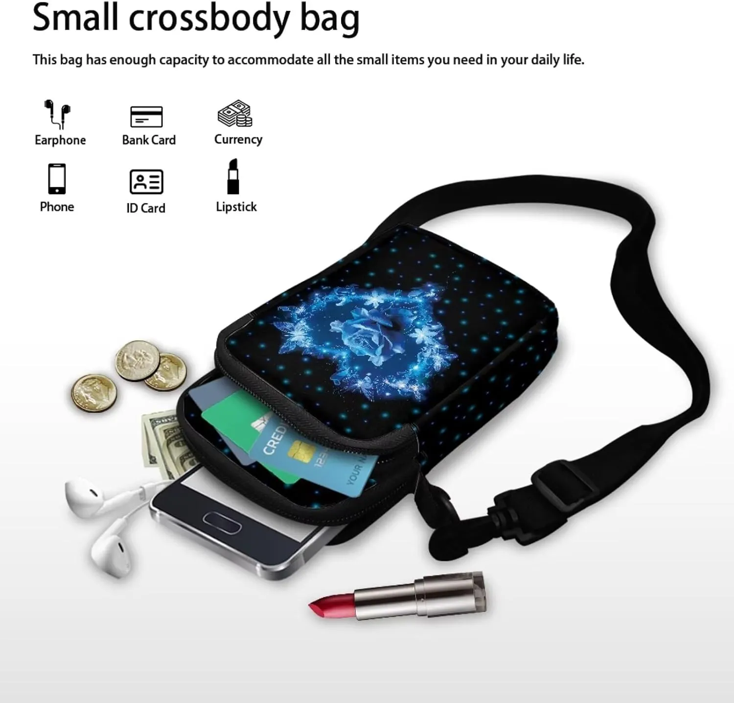 Toddler Girls Crossbody Bags, Kawaii Cross Body Bag Small Satchel Sling Bags for School