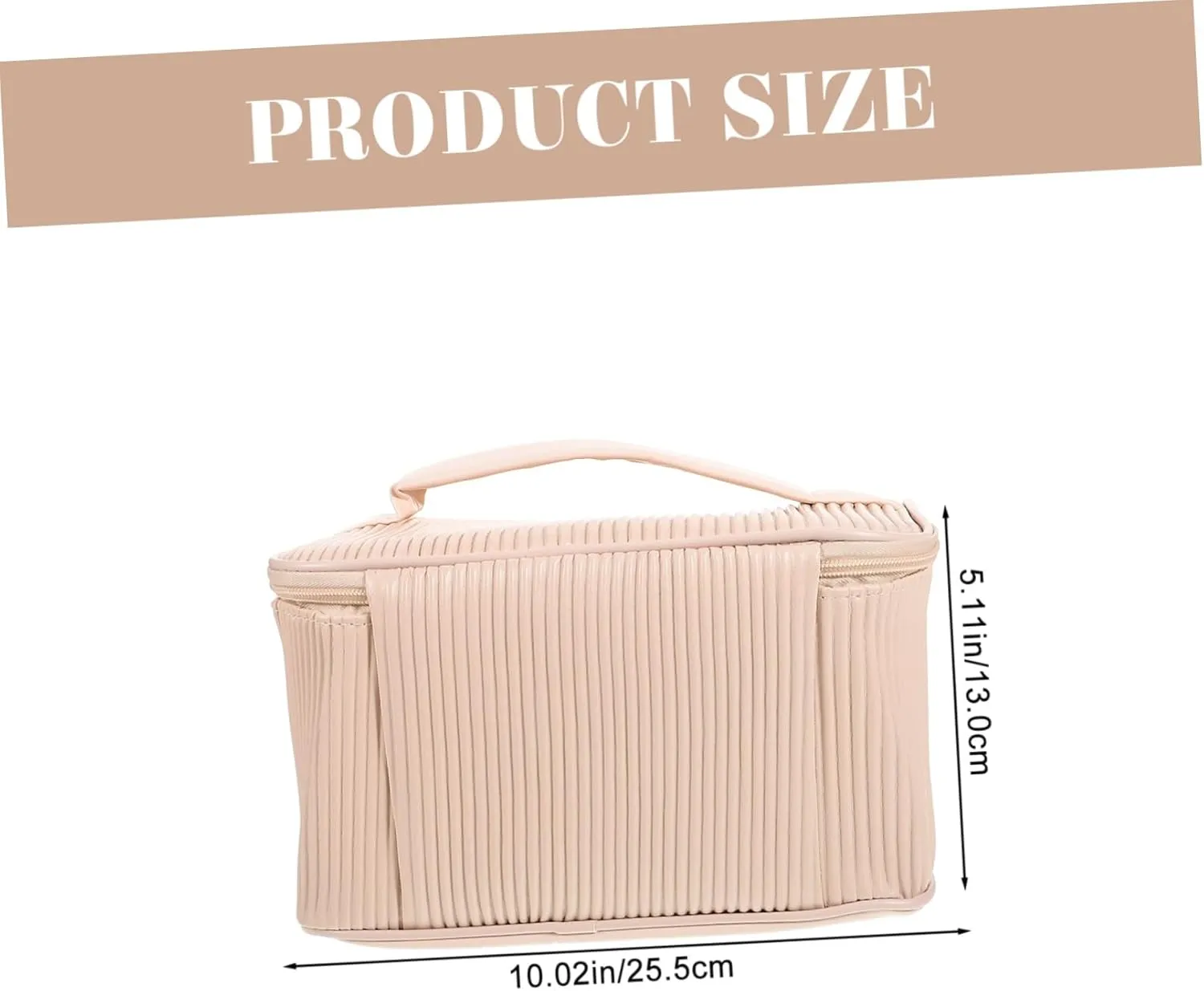 Travel Toiletry Bag Makeup Bag 10 Compartments Portable Pu Leather Organizer for Women for Travel Business