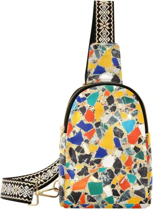 trendy Geometric Pattern Handy Drawn body fanny pack sturdy fanny pack diaper bag for day pack