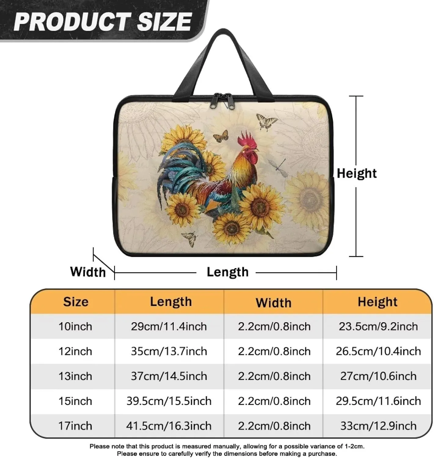Uasibuni 15.6In Laptop Tote Bag for Travel,13" Computer Bag,14" 15" 17" 17.3" Laptop Messenger Bags