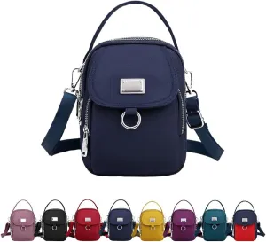 Waterproof Women Crossbody Bag, Lightweight Mini Crossbody Shoulder Phone Bag, Oxford Messenger Bags All-match Cellphone Bag