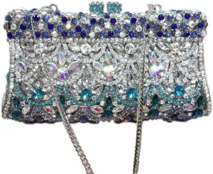 Womans Bags Female Prom Purse Bridal Shoulder Wallet Party Beads Clutch Bags Handmade Wedding Handbags