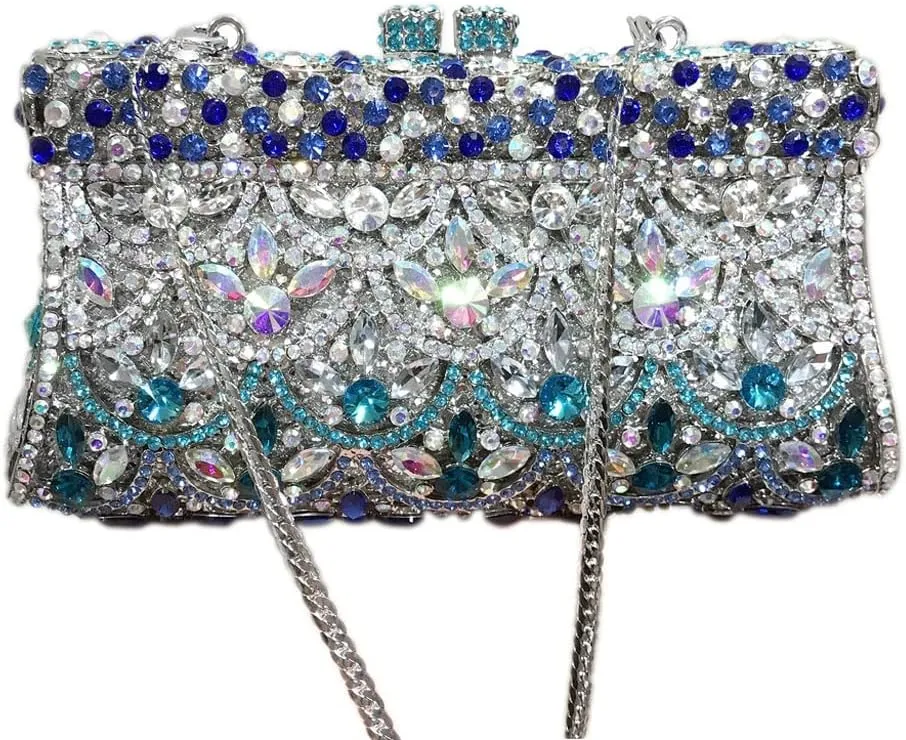 Womans Bags Female Prom Purse Bridal Shoulder Wallet Party Beads Clutch Bags Handmade Wedding Handbags