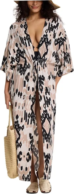 Women's Long Kimono Swimsuit Coverups Open Front Casual Loose Beach Cover Up Cardigans for Swimwear