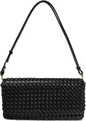 Woven Shoulder Bags for Women Small Underarm Hobo Handbags Trendy Designer Clutch Purse