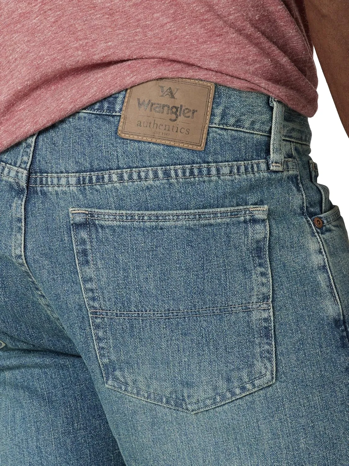 Wrangler Authentics Men's Classic Relaxed Fit Five Pocket Jean Short
