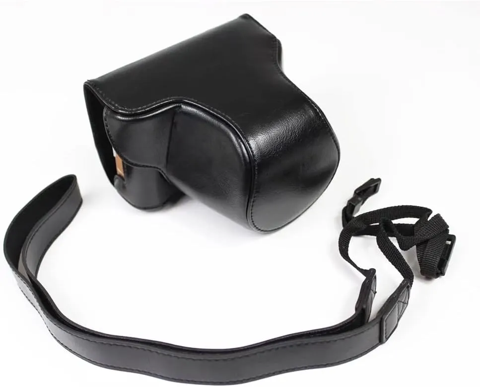 YUNCHAO Camera Accessories PU Leather Camera Full Body Case Bag with Strap for FUJIFILM X-A7 / X-A20 Camera Bags